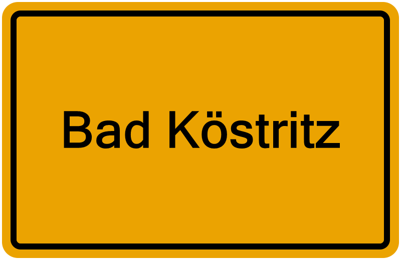 Handelsregisterauszug Bad Köstritz